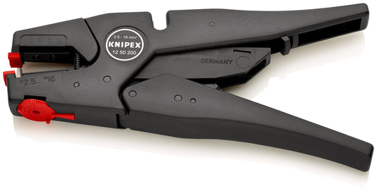 Knipex Automatische Abisolierzange 12 50 200/ 2.5 bis 16mm² 5 bis 13
